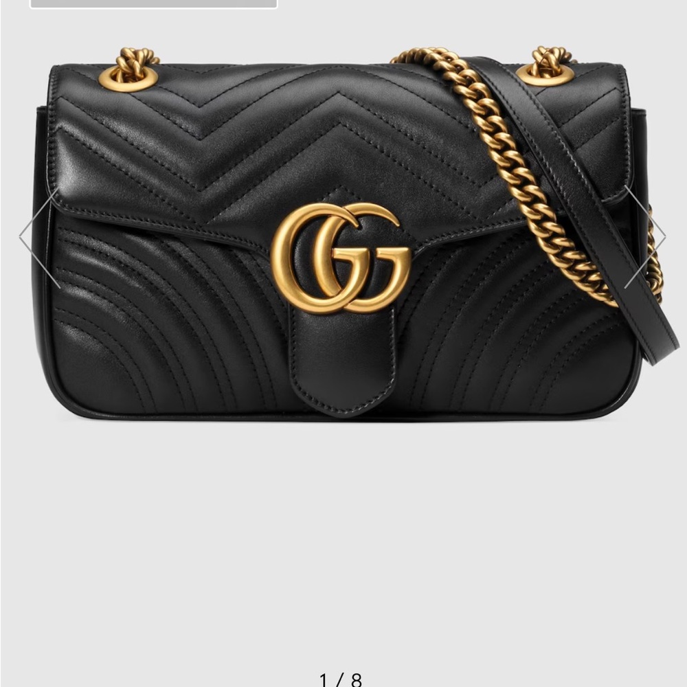 GG Gucci Marmomt small shoulder bag